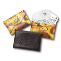 Genuine Leather Business Card/ Coin Case (4-Color)